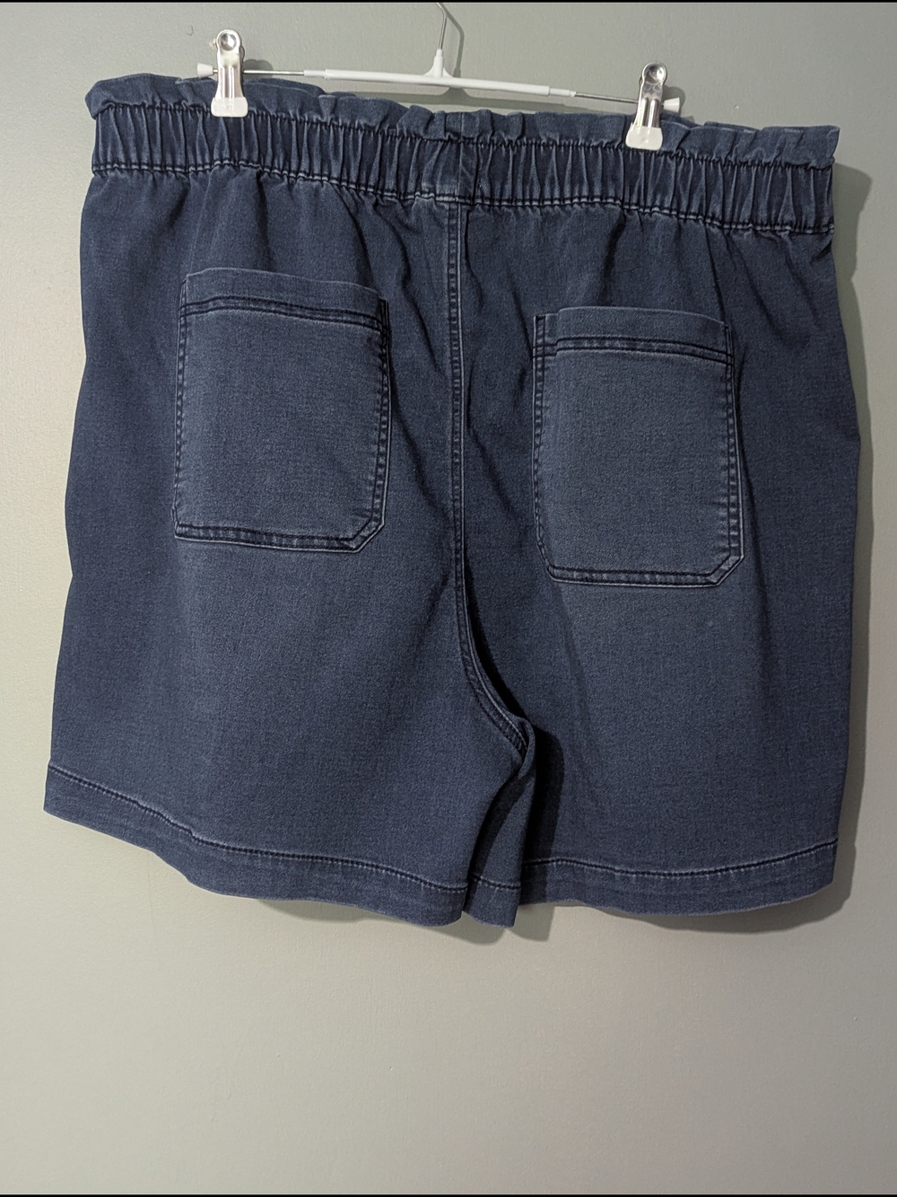 Penningtons DC Jeans Women's Casual Elastic-Waist Denim Shorts Utility Chic - Picture 5 of 13